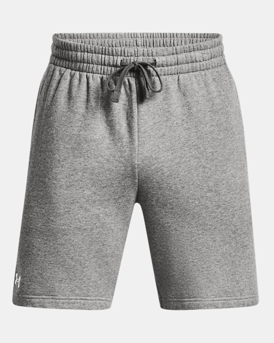 Men's UA Rival Fleece Shorts, Gray, pdpMainDesktop image number 4